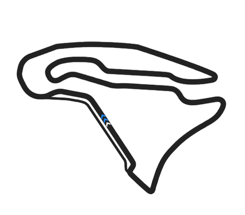 Mapa Magny-Cours