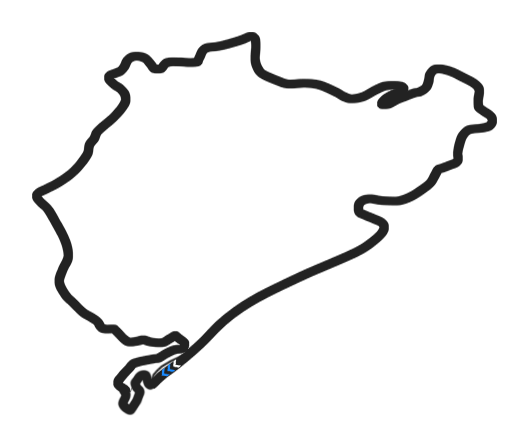 Mapa Nordschleife